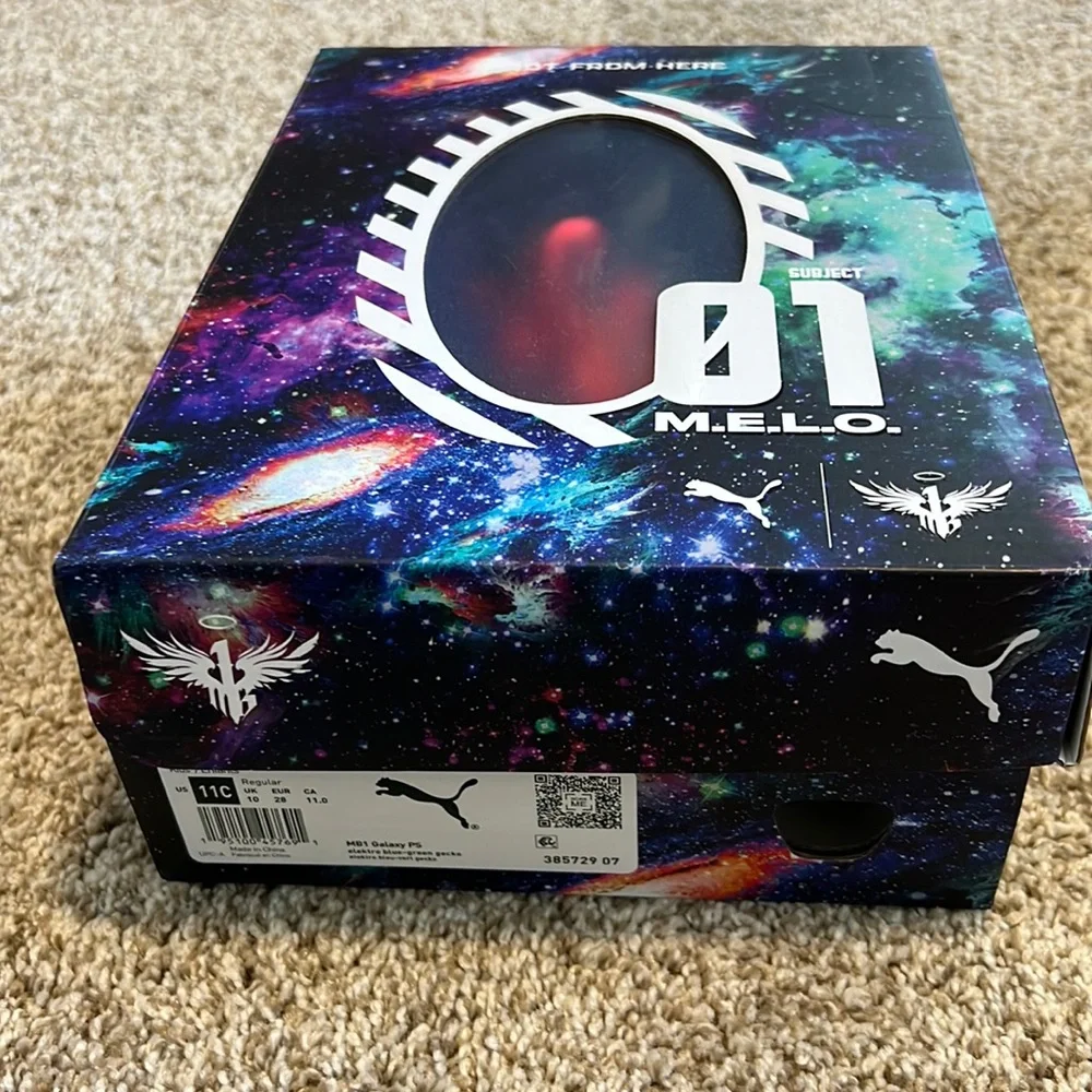 Puma MB1 GALAXY  Basketball sneakers, in box,  used once, size 11C - Picture 9 of 10